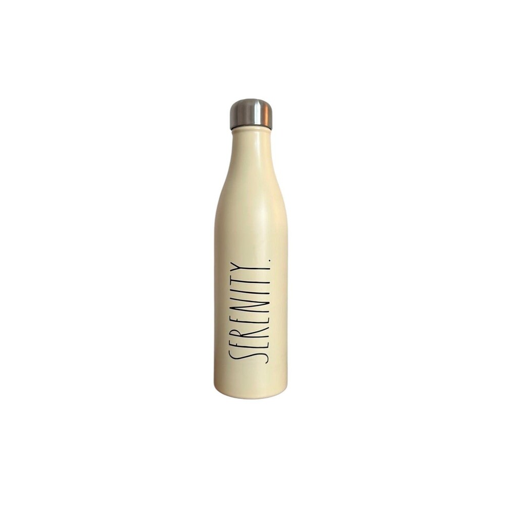Rae Dunn Serenity Water Bottle Double Walled Stainless Steel 24 oz NO BPA
